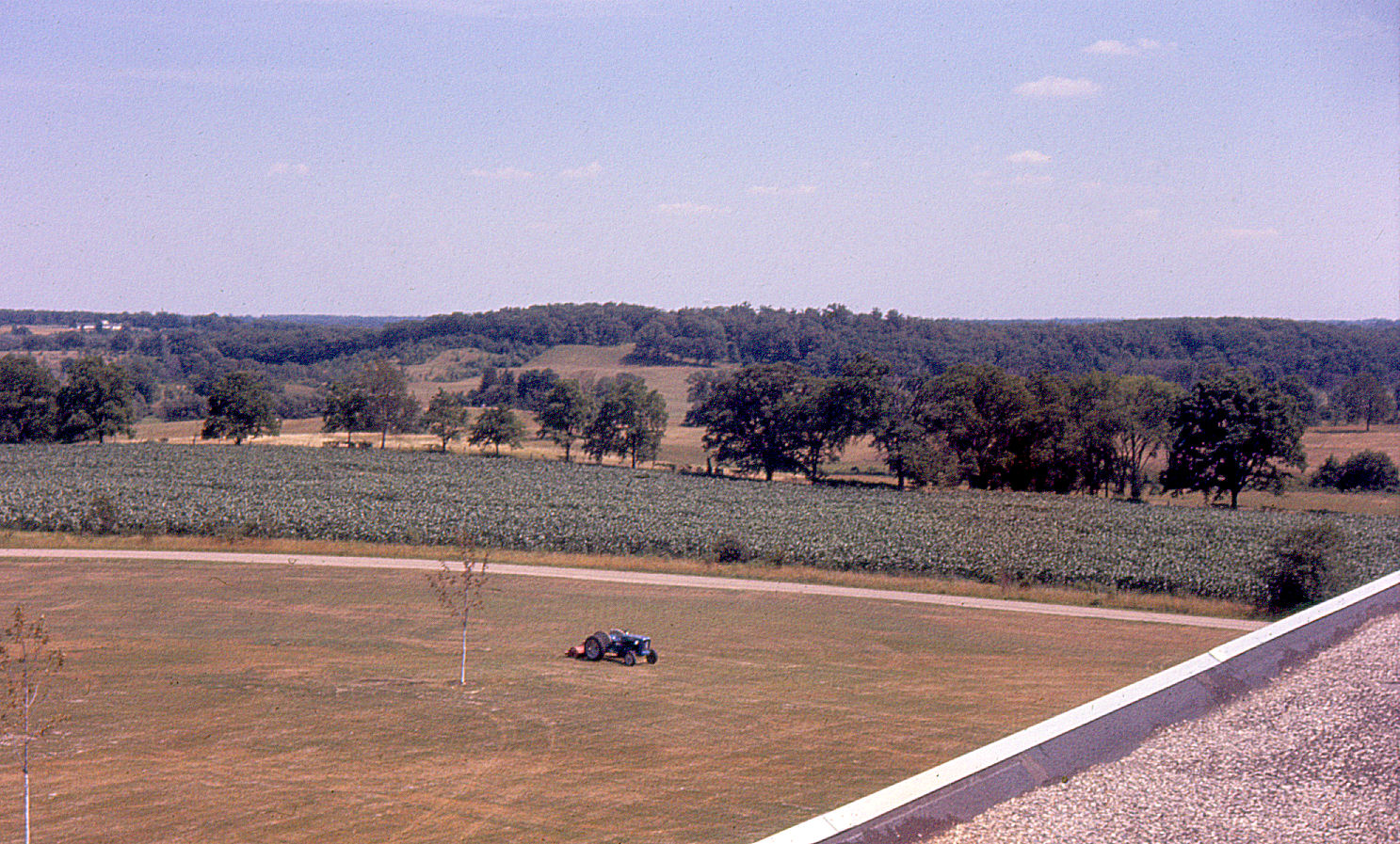 View from top of library, 1963
